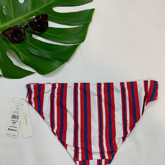 NWT $110 2PC B. Swim Halter Bikini Top +Full Bottom XS‎ Small Medium Large D-Cup - Picture 7 of 8